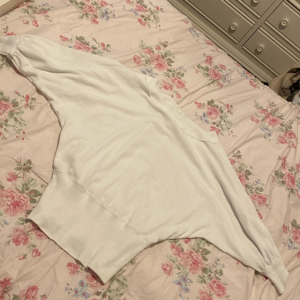 Guc free people waffle sweater